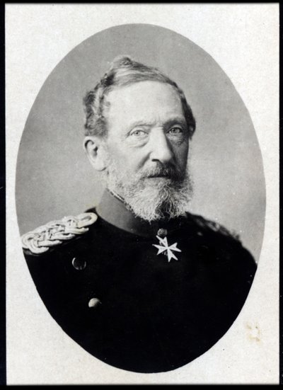 Portrait of Leonhard Graf von Blumenthal, Prussian Field Marshal by French Photographer